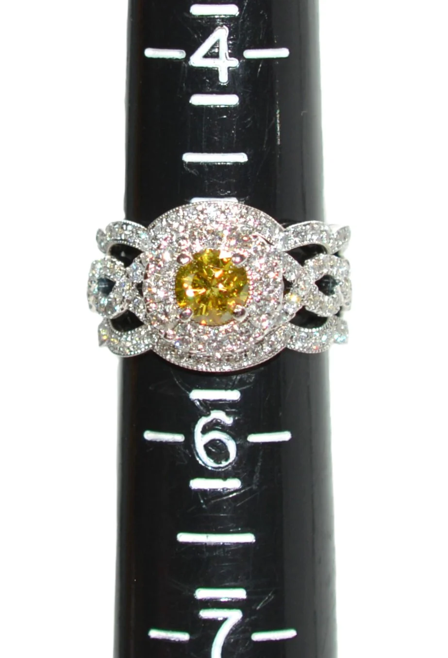 Neil Lane GIA Certified Natural Fancy Yellow Diamond Ring 1.96tcw 14K White Gold Wedding Set Engagement Ring Wedding Band Anniversary Band - Image 13
