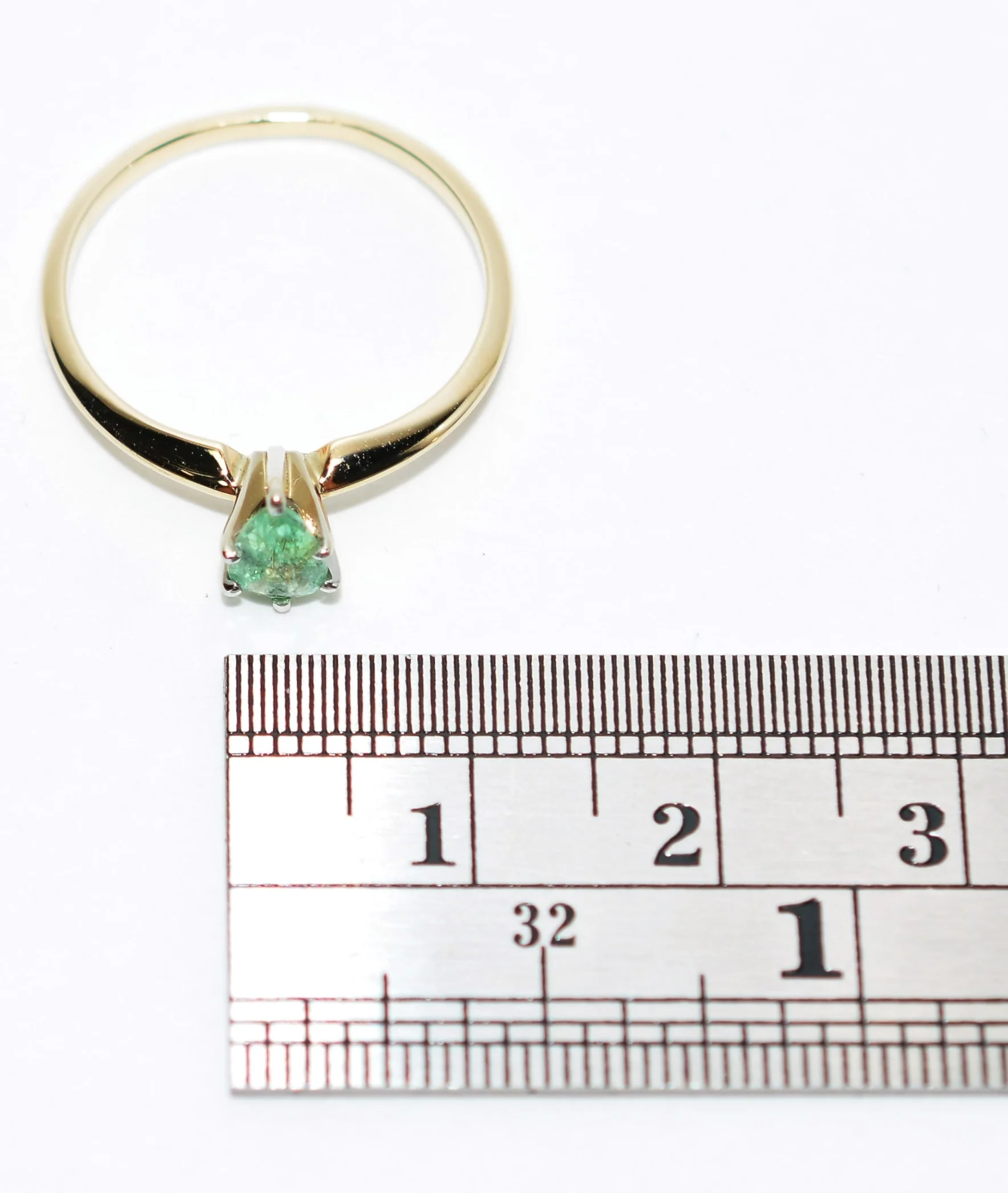 Natural Paraiba Tourmaline Ring 14K Solid Gold .40ct Engagement Ring Gemstone Ring Solitaire Ring Birthstone Ring Stackable Ring Promise - Image 10
