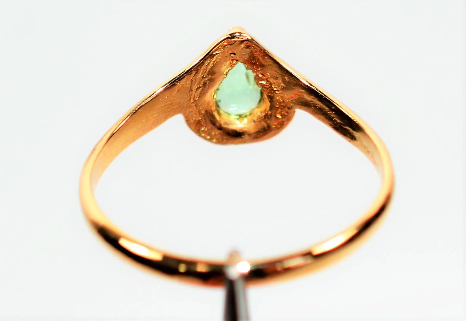 Natural Paraiba Tourmaline Ring 18K Solid Gold .34ct Solitaire Ring Fine Women's Ring Estate Jewelry Gemstone Ring Statement Ring Birthstone - Image 7
