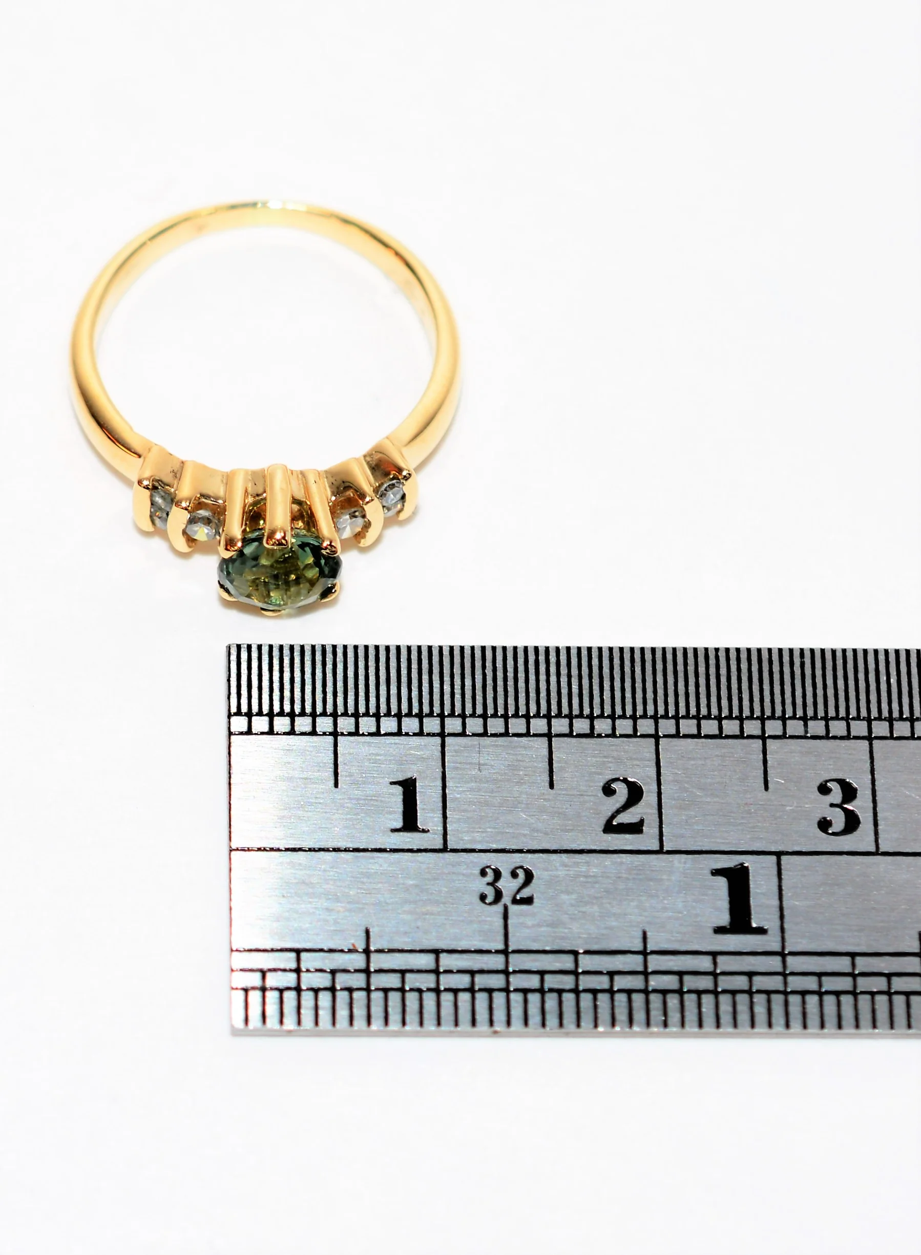 Natural Paraiba Tourmaline & Diamond Ring 14K Solid Gold .78tcw Statement Women's Ring Gemstone Ring Estate Ring Fine Jewellery Ladies Ring - Image 10