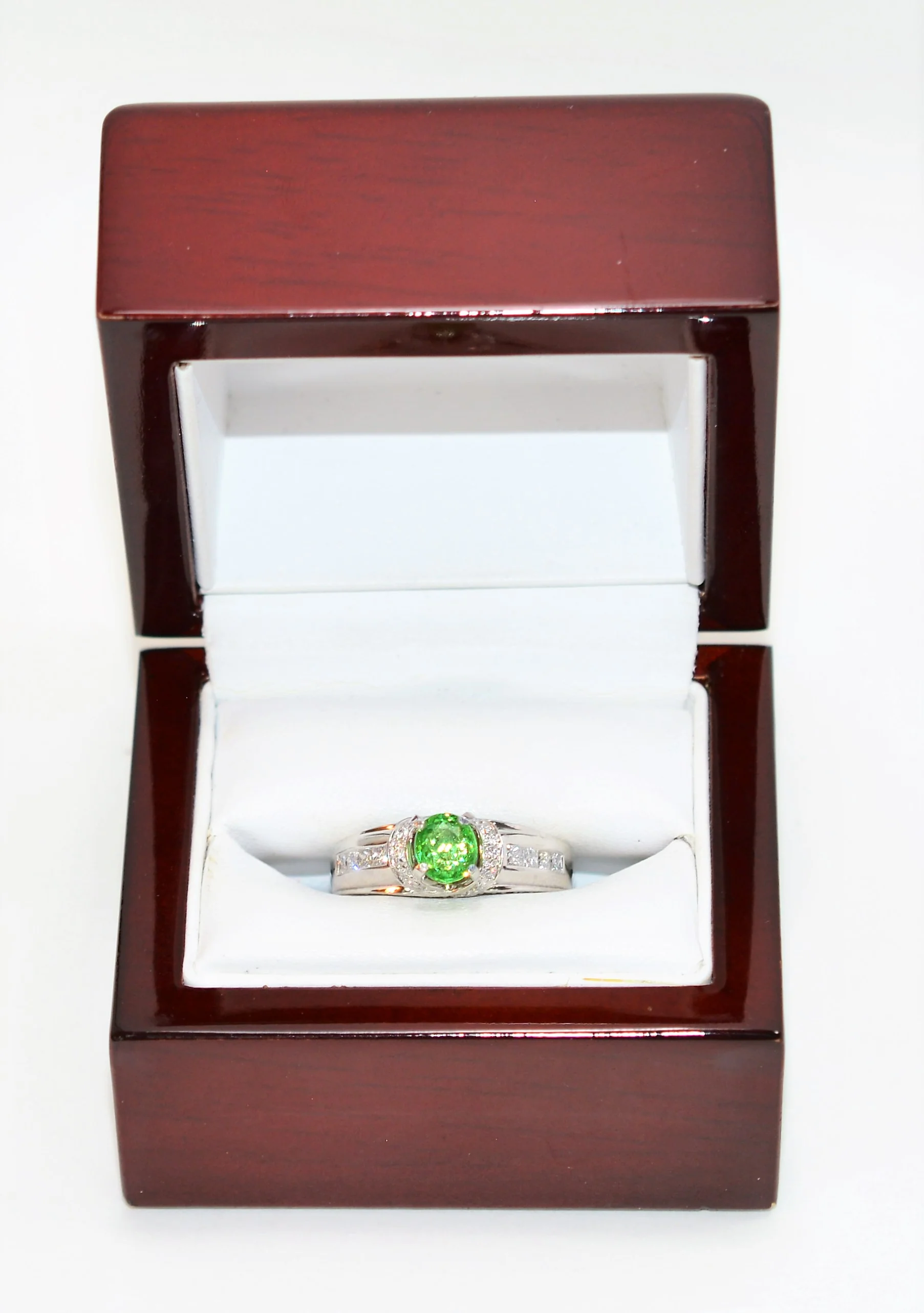 Natural Brazilian Paraiba Tourmaline & Diamond Ring 14K Solid White Gold 1.43tcw Gemstone Engagement Ring Bridal Jewelry Wedding Ring Cocktail Ring - Image 12
