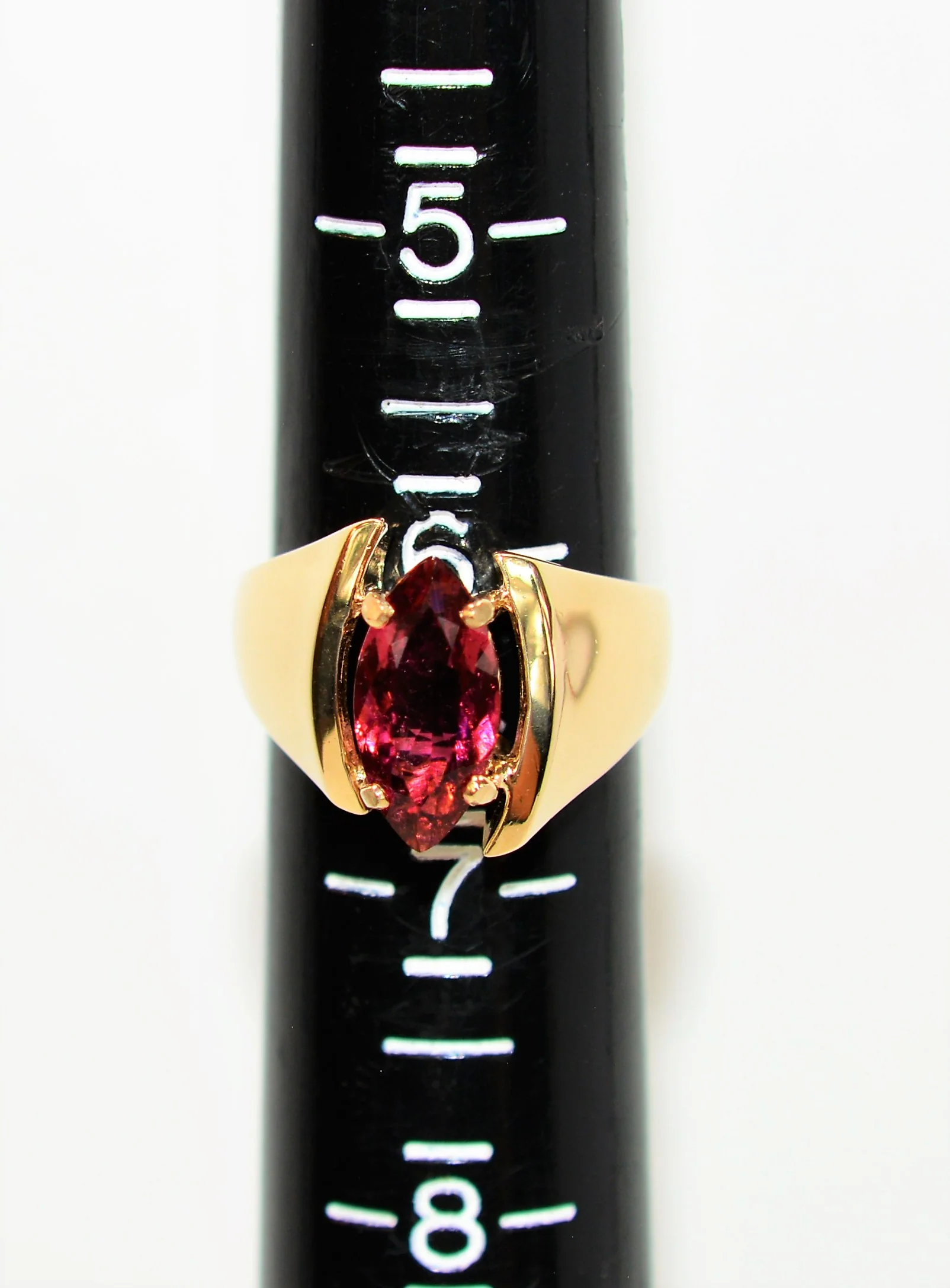 Natural Rubellite Ring 14K Solid Gold 1.92ct Pink Tourmaline Ring Solitaire Ring Cocktail Ring Gemstone Ring Womens Ring Ladies Ring Jewelry - Image 9