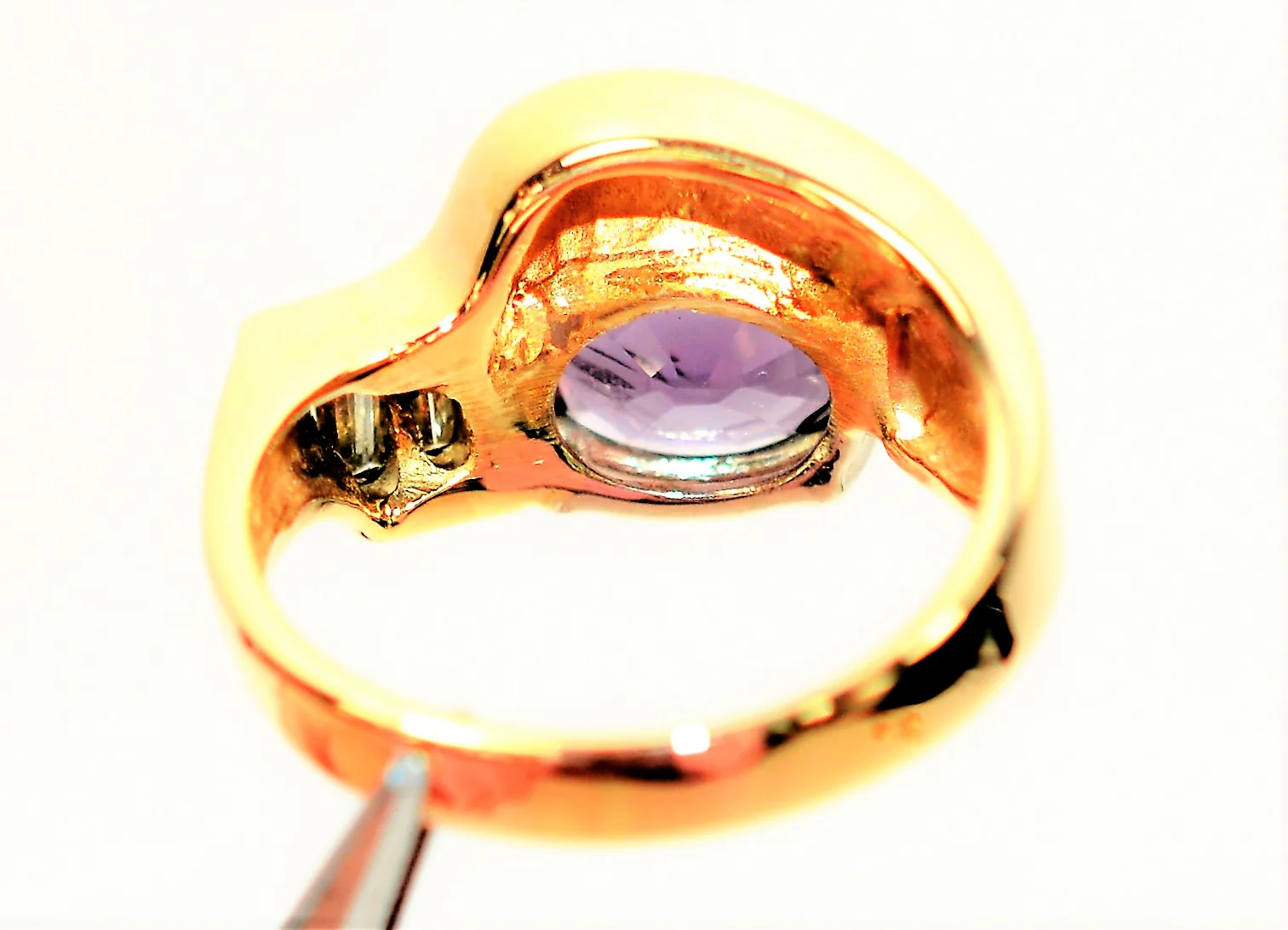 Natural Spinel & Diamond Ring 14K Solid Gold 2.70tcw Cocktail Ring Gemstone Ring June Birthstone Ring Statement Ring Women's Ring Jewellery - Image 7