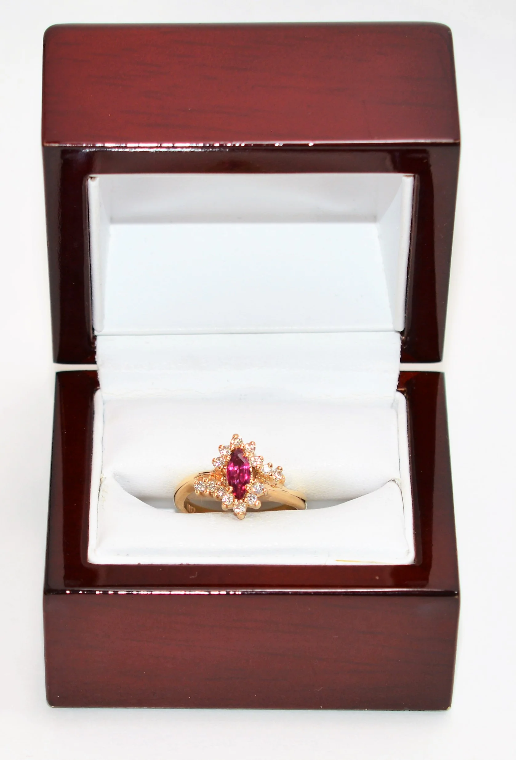 Natural Ruby & Diamond Ring 14K Solid Gold .72tcw Ruby Ring Gemstone Ring Birthstone Ring Engagement Ring Cocktail Statement Ring Estate - Image 12