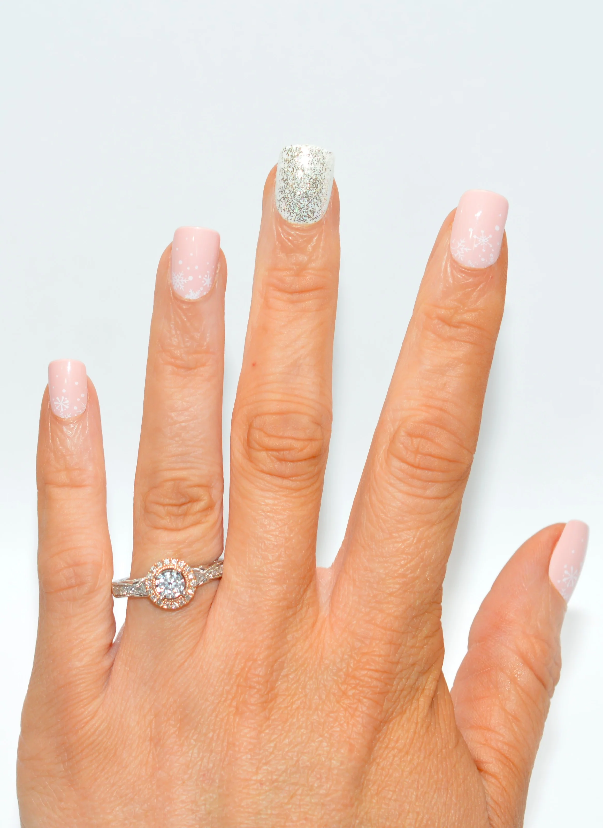 Simply Vera Vera Wang Natural Diamond Ring 14K White & Rose Gold .43tcw Engagement Ring Bridal Jewelry Fine Wedding Jewellery Designer - Image 2