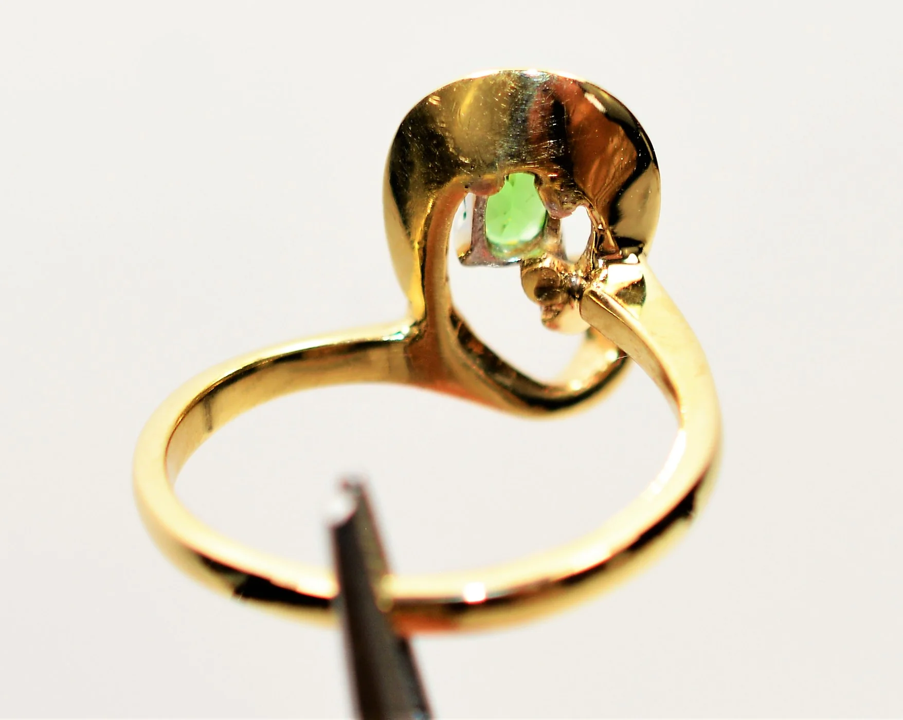 Natural Tsavorite Garnet Ring 10K Solid Gold .29ct Solitaire Ring Gemstone Ring Green Ring Women's Ring Ladies Ring Cocktail Ring Jewellery - Image 7